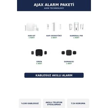 Dahua Ajax Kablosuz Akıllı Alarm Seti Ev Geniş Paket Kameralı Dedektör