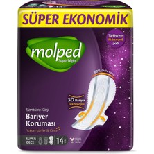 Şura Ticaret Supernight Ultra Hijyenik Ped Super Gece Süper Ekonomik 14 Adet