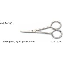 Kuzgun Ticaret Europe Ayrık Saplı Nakış Makası Süper Kalite No:4 10,16 cm