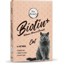Yıldem Biotin+ Cat - Kediler Için Tüy, Deri ve Tırnak Destekleyici Vitamin & Mineral  60 Tablet