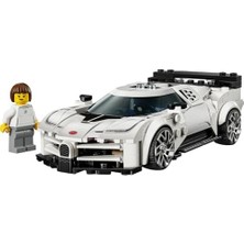 Büyük Pazar Store Bugatti Centodieci 77240 – 9 Yaş ve Üzeri Çocuklar Için Koleksiyonluk Model Araba, Detaylı Yarış Arabası ve Sürücü Figürüyle Oyun ve Sergileme Yapım Seti (291 Parça)