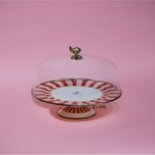 Empressco Emaye 30 cm Ayaklı Kek Fanusu, Şık ve Kullanışlı Tasarım