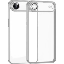 Ata Store Iphone 17 Air Razer Lensli Silikon - Gümüş