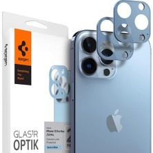 Şura Ticaret 13 Pro Max / 13 Pro ile Uyumlu Kamera Lens Camı Koruyucu Glas.tr Optik (2 Adet) Sierra Blue - AGL04032