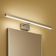 Büyük Pazar Store Kanarya 40 cm 8W LED Ayna & Resim Apliği Krom | 4200K Gün Işığı, 720 Lümen, IP45 Su Korumalı, 64W Eşdeğer, Açma/kapama Anahtarlı, 220V Modern Duvar Aydınlatma Armatürü