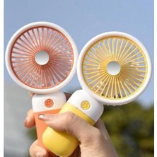 Mini Fan Masaüstü Taşınabilir Telefon Stantlı Vantilatör 2 Özellik Bir Arada Taşınabilir Masaüstü Vantilatör Yüksek Hızlı Asorti Renk 1 Adet