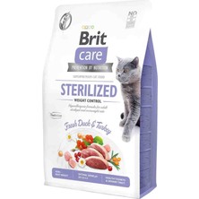 Brit Care Tahılsız Ördek ve Hindi Etli Kısırlaştırılmış Diyet Yetişkin Kedi Maması 2 kg