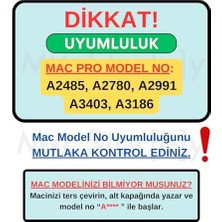 Gizmur Store MacBook Pro 16 Inç Palm Koruyucu ve Trackpad Koruyucu Set A2485 A2780 A2991 A3403 A3186 A3428 A3429 Uyumlu M1 M2 M3 M4 M5 Pro Max Siyah