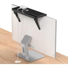 Gizmur Store TA53 Ayarlanabilir Tv Üstü Depolama Tutucu, Ekran Monitör Üst Raf, Cep Telefonu Standı,medya Kutuları ve Oyun Konsolu Kumanda Tutucu Ev Ofis Için Özel Tasarlanmış Monitör Tv Ekran Rafı