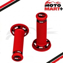 Motomart+ Kymco Agility 125 Silikonlu Motosiklet Elcik Kırmızı ERT1595