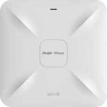 Ruijie Ruıjıe Reyee RG-RAP2260(E) 2 Port 2.4/5ghz 3200MBPS 4x4 Mımo Wıfı6 Poe Tavan Tipi Access Poınt(Adapt