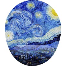 Van Gogh Starry Night Bilek Destekli Mouse Pad