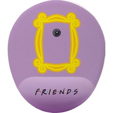 Friends Çerçeve Baskılı Bilek Destekli Mouse Pad