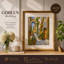 NT Pamuk Muline Goblen Işleme Panosu Seti Manzaralı 40X50 cm 15235