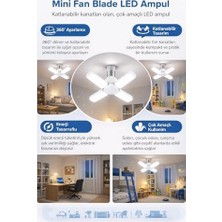 4 Kollu Katlanabilir LED Tavan Ampulü E27 Duy Uyumlu Yüksek Parlaklık Enerji Tasarruflu Modern Tavan Aydınlatma Armatürü Ev Ofis Yatak Odası Salon Için4 Kollu Katlanabilir LED Tavan Ampulü E27 Duy Uyu