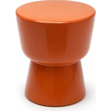 Dekoratif Lounge Yan Sehpa Terracotta Çap 36 cm