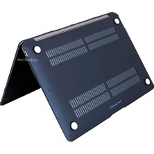 MacBook Air 13 Kılıfı A2337 M1 A2179 A1932 Uyumlu Özel Sanatsal Desenli Hard Case Sert Koruyucu Kapak Mat Yüzey Çizilmeye Dayanıklı Siyah