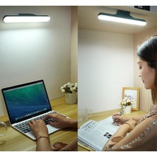 Gizmur Store Şarjlı LED Lamba Kablosuz Micro USB Mıknatıslı 6W LED Işık 3 Farklı Işık Modu Cata Martı LED Aplik (Siyah)