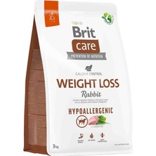 Brit Care Hipoalerjenik Weight Loss Tavşan Etli Kilo Dengeleyici Diyet Yetişkin Köpek Maması 3 kg
