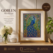 NT Pamuk Muline Goblen Işleme Panosu Seti Manzaralı 40X50 cm 15245
