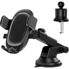 Ultracontrol Pro Serisi Clamp-Type Araç Içi Telefon Tutucu Set Cluster, Siyah