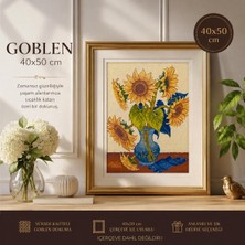 NT Pamuk Muline Goblen Işleme Panosu Seti Manzaralı 40X50 cm 15233