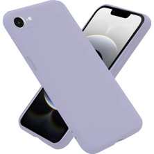 Uray Store Apple iPhone 16E Kılıf Nano Içi Kadife Silikon - Lila