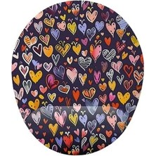 Kalp Desenli Bilek Destekli Mouse Pad