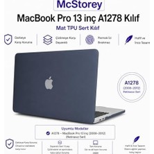 MacBook Pro Kılıf 13 Inç A1278 2008 2009 2010 2011 2012 Uyumlu Mat Sert Tpu Hardcase Çizilmez Darbeye Dayanıklı Ince Hafif Koruyucu Kapak Siyah