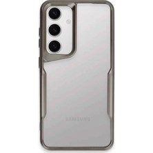 Uray Store Samsung Galaxy A24 4g Kılıf Boyi Silikon Kapak - Titan Gri