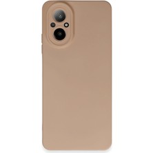 Uray Store Realme 12 Lite Kılıf Nano Içi Kadife Silikon - Pudra