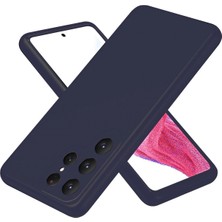 Uray Store Samsung Galaxy S25 Ultra Kılıf First Silikon - Lacivert