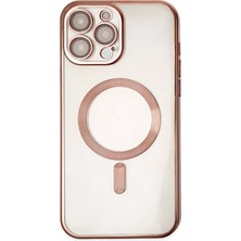 Uray Store Apple iPhone 14 Pro Kılıf Kross Magneticsafe Kapak - Rose