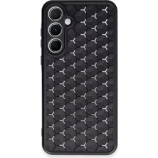 Uray Store Samsung Galaxy A25 5g Kılıf Petek Silikon Kapak - Siyah