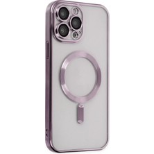 Uray Store Apple iPhone 14 Pro Kılıf Kross Magneticsafe Kapak - Mor