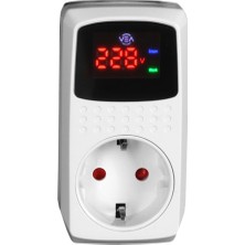 EBG Elektronik 16A 3520W Tekli Dijital Göstergeli Akım Korumalı Priz