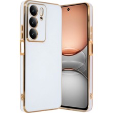 Uray Store Realme C75 4g Kılıf Volet Silikon - Beyaz
