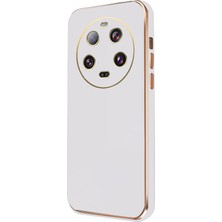 Uray Store Xiaomi Mi 14 Ultra Kılıf Volet Silikon - Beyaz