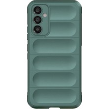 Uray Store Samsung Galaxy A16 5g Kılıf Optimum Silikon - Koyu Yeşil