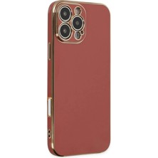 Uray Store Apple iPhone 16 Pro Kılıf Volet Silikon - Kırmızı