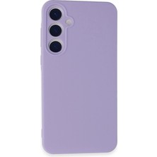 Uray Store Samsung Galaxy A35 5g Kılıf Nano Içi Kadife Silikon - Lila