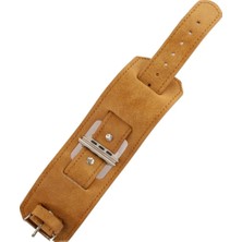 Uray Store Apple Watch 42MM NL17 Deri Kordon - Taba