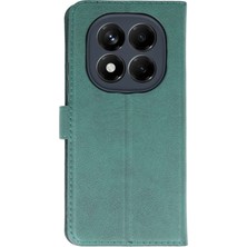 Uray Store Xiaomi Redmi Note 14 Pro 5g Kılıf Trend S Plus Kapaklı Kılıf - Yeşil