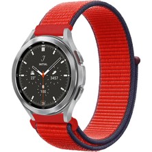 Uray Store Watch 22MM Hasırlı Cırtcırtlı Kordon - Kırmızı