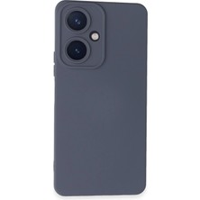 Uray Store Vivo Y27 Kılıf Nano Içi Kadife Silikon - Gri