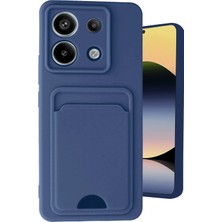 Uray Store Xiaomi Redmi Note 13 Pro 5g Kılıf Kelvin Kartvizitli Silikon - Lacivert