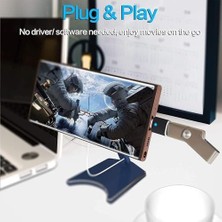 Hype Store USB C - USB Adaptörü, USB Type C - USB 3.0 Adaptörü, LED Göstergeli, Dizüstü Bilgisayar, Monitör ve Diğer Type C Cihazlarla Uyumlu