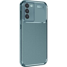Uray Store Vivo V30 Lite 4g Kılıf Auto Focus Karbon Kapak - Koyu Yeşil