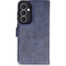 Uray Store Samsung Galaxy S23 Fe Kılıf Trend S Plus Kapaklı Kılıf - Lacivert