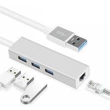 Hype Store FC06 3 Bağlantı Noktalı Usb3.0 To 3usb3.0 10/100 Mbps Ethernet Kablolu Çevirici